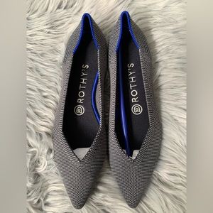 Rothy's Women's The Point Shoes in Light Grey, size 7.